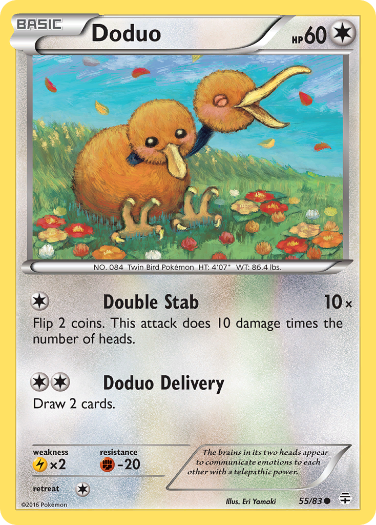 Doduo (55/83) [XY: Generations] | Game Haven TX