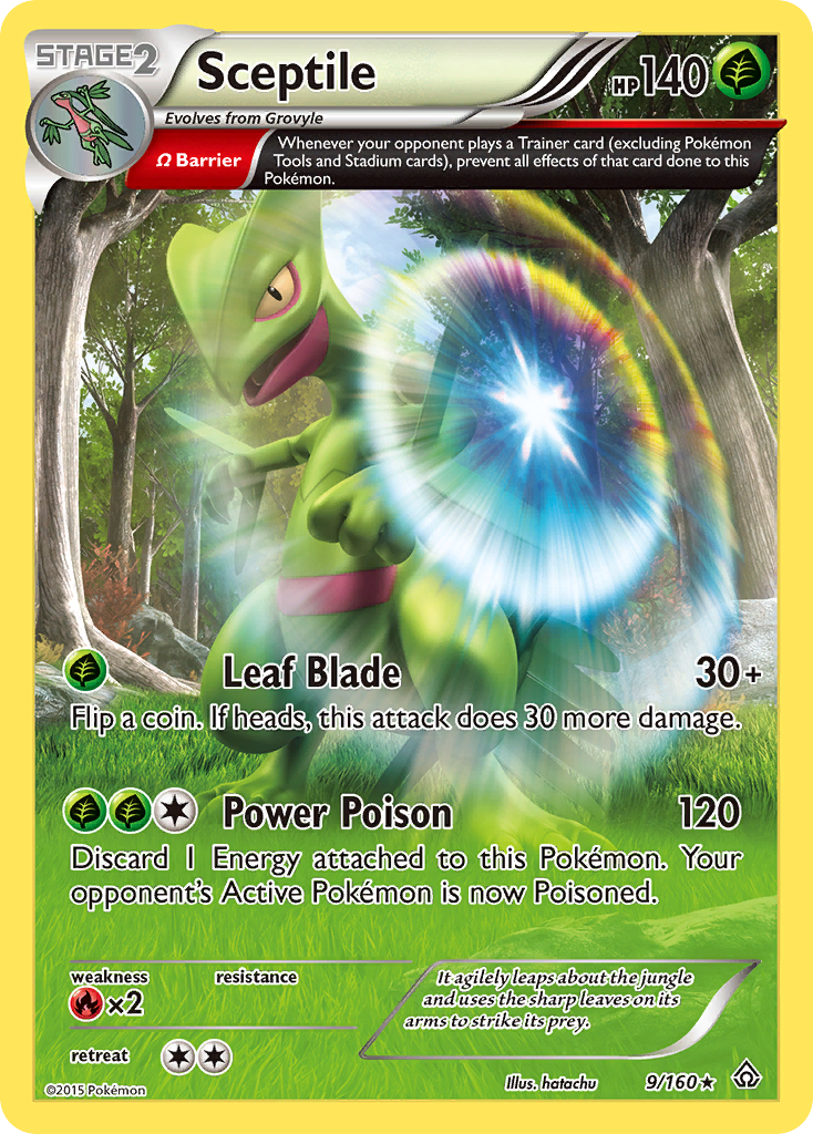 Sceptile (9/160) [XY: Primal Clash] | Game Haven TX