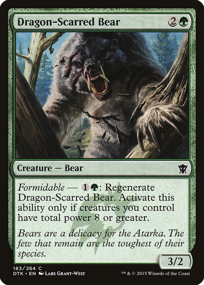 Dragon-Scarred Bear [Dragons of Tarkir] | Game Haven TX