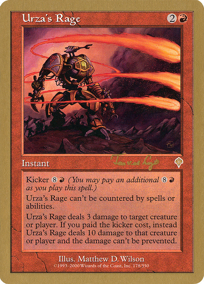 Urza's Rage (Tom van de Logt) [World Championship Decks 2001] | Game Haven TX