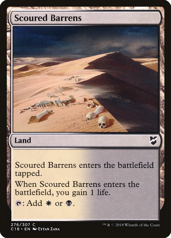 Scoured Barrens [Commander 2018] | Game Haven TX