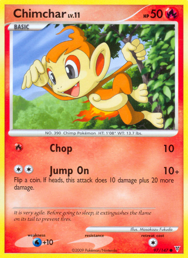 Chimchar (97/147) [Platinum: Supreme Victors] | Game Haven TX