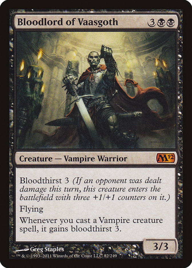 Bloodlord of Vaasgoth [Magic 2012] | Game Haven TX