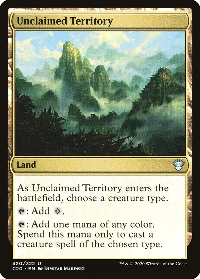 Unclaimed Territory [Commander 2020] | Game Haven TX