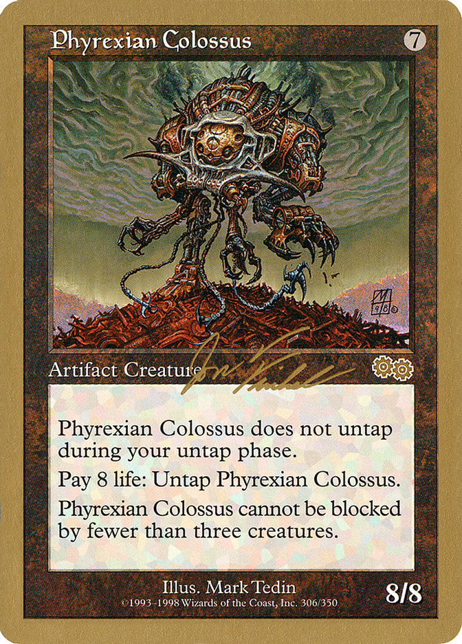 Phyrexian Colossus (Jon Finkel) [World Championship Decks 2000] | Game Haven TX