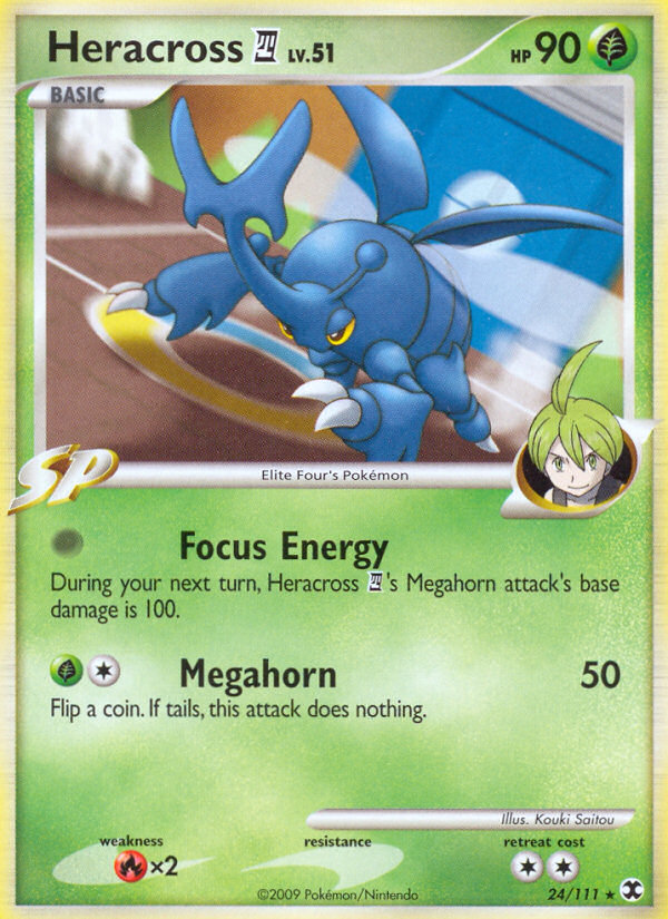 Heracross (24/111) [Platinum: Rising Rivals] | Game Haven TX