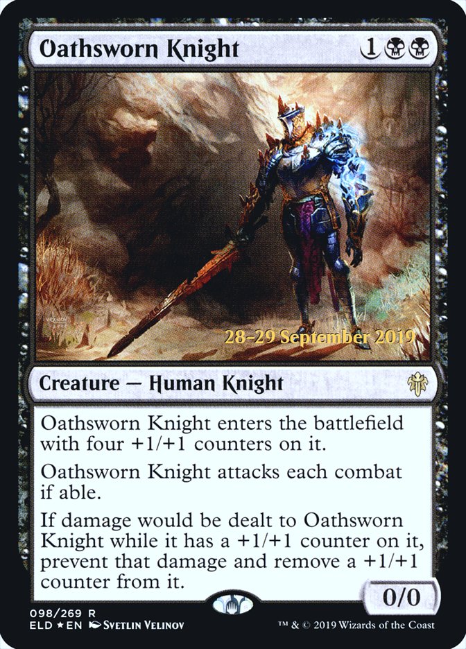 Oathsworn Knight [Throne of Eldraine Promos] | Game Haven TX