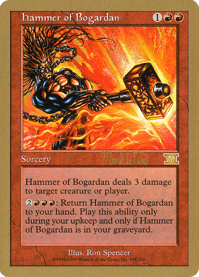 Hammer of Bogardan (Mark Le Pine) [World Championship Decks 1999] | Game Haven TX