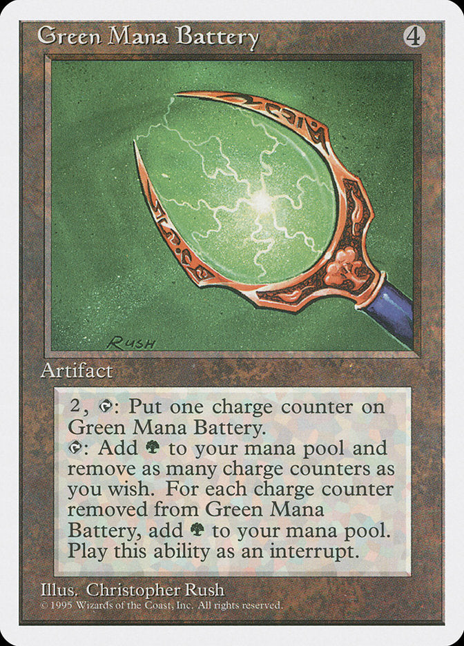 Green Mana Battery [Fourth Edition] | Game Haven TX