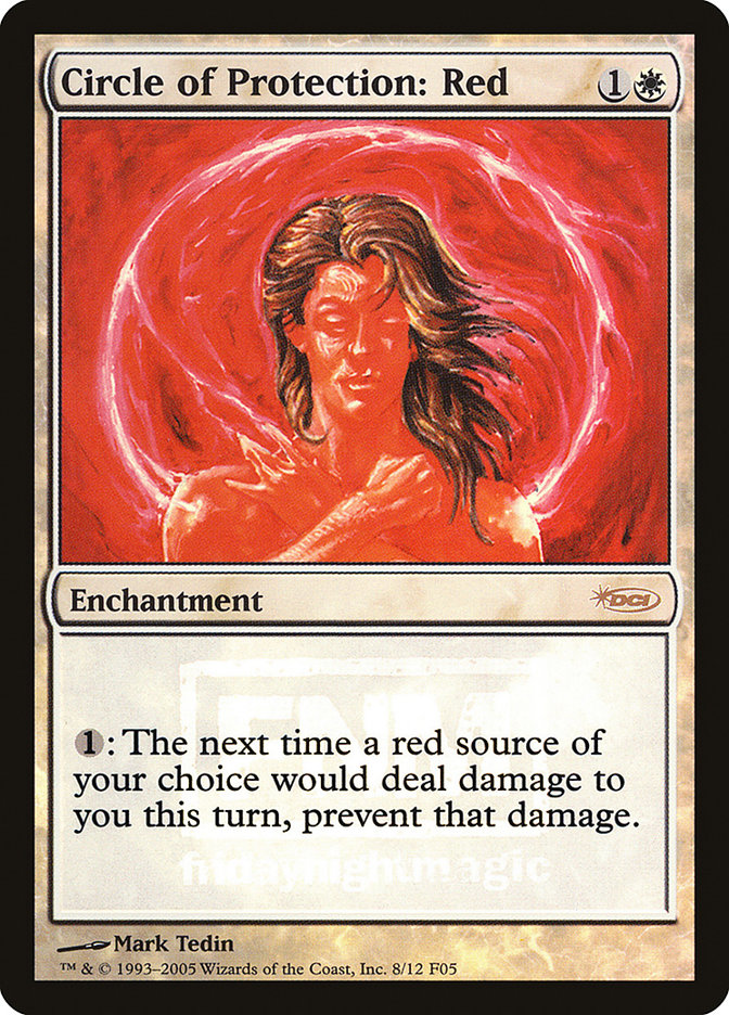Circle of Protection: Red [Friday Night Magic 2005] | Game Haven TX