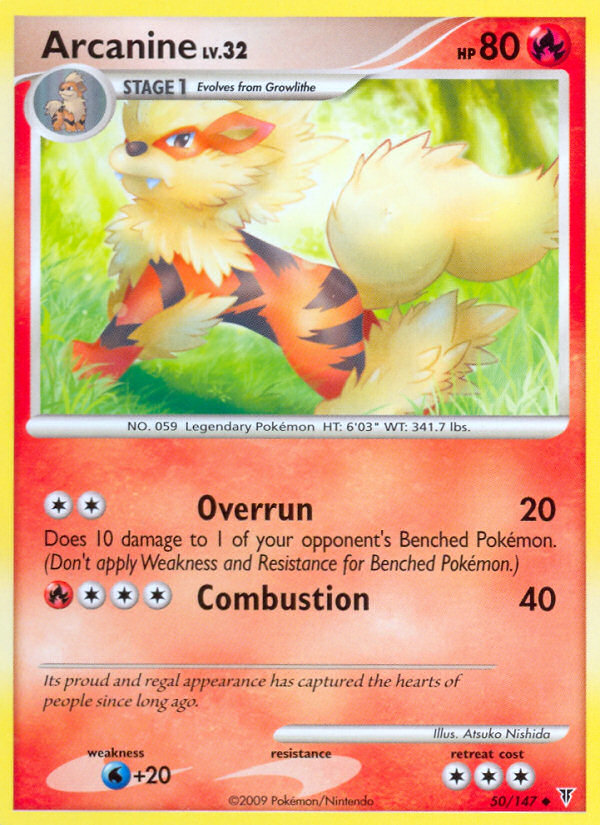 Arcanine (50/147) [Platinum: Supreme Victors] | Game Haven TX