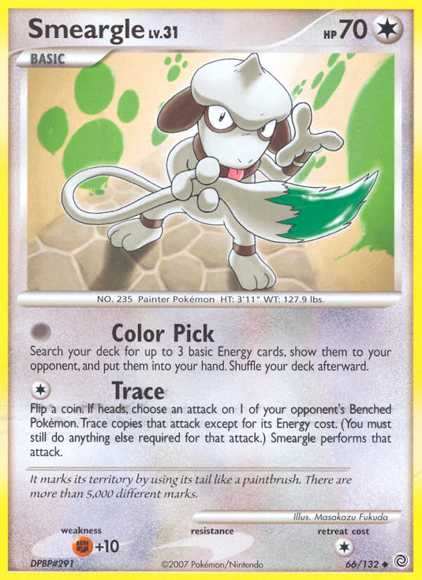 Smeargle (66/132) [Diamond & Pearl: Secret Wonders] | Game Haven TX