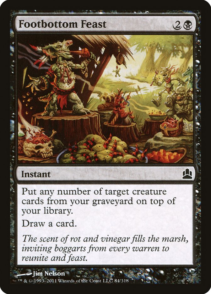 Footbottom Feast [Commander 2011] | Game Haven TX
