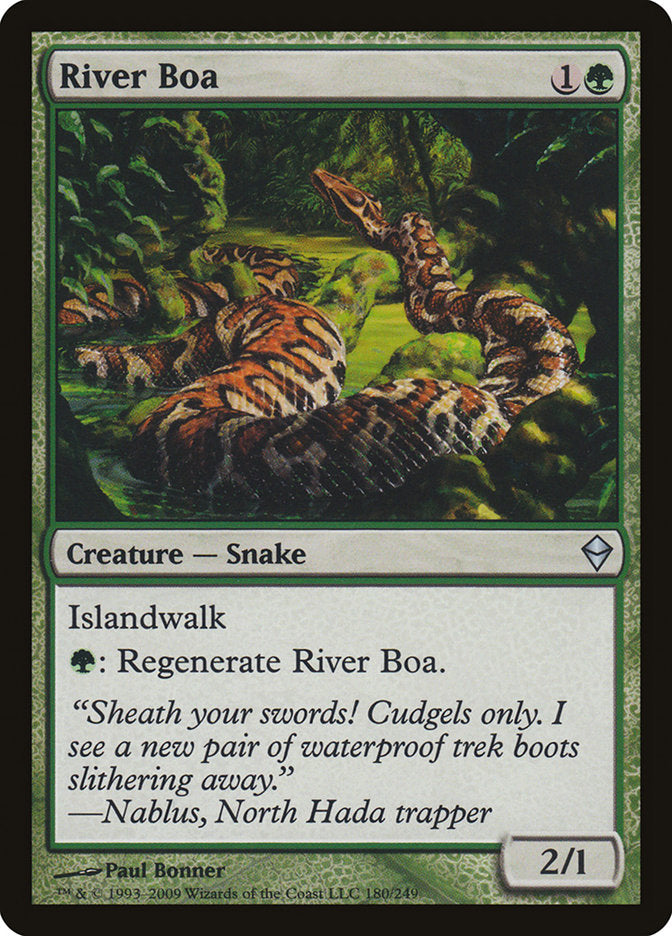 River Boa [Zendikar] | Game Haven TX