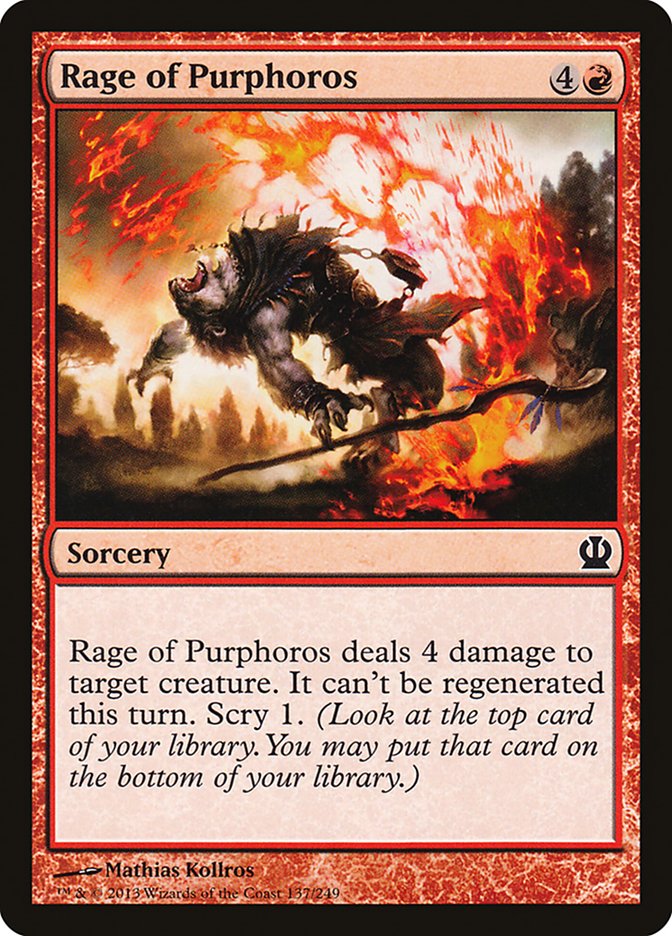 Rage of Purphoros [Theros] | Game Haven TX