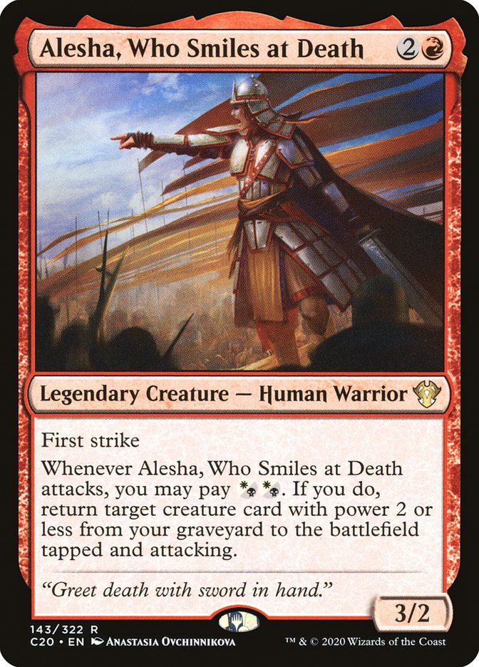 Alesha, Who Smiles at Death [Commander 2020] | Game Haven TX