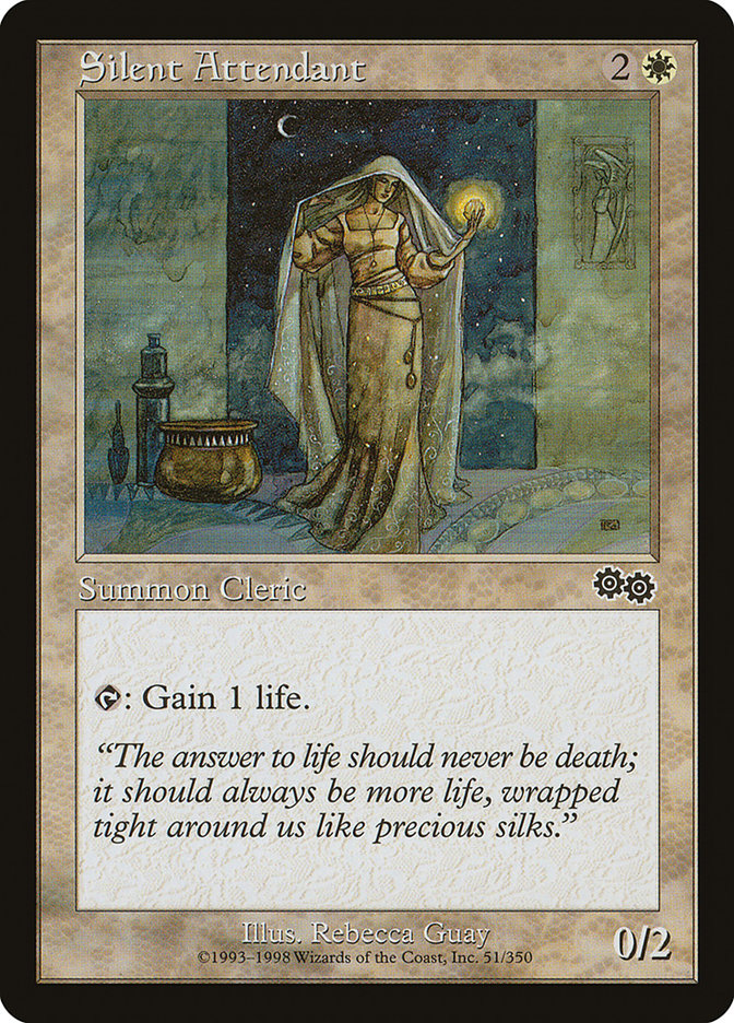 Silent Attendant [Urza's Saga] | Game Haven TX