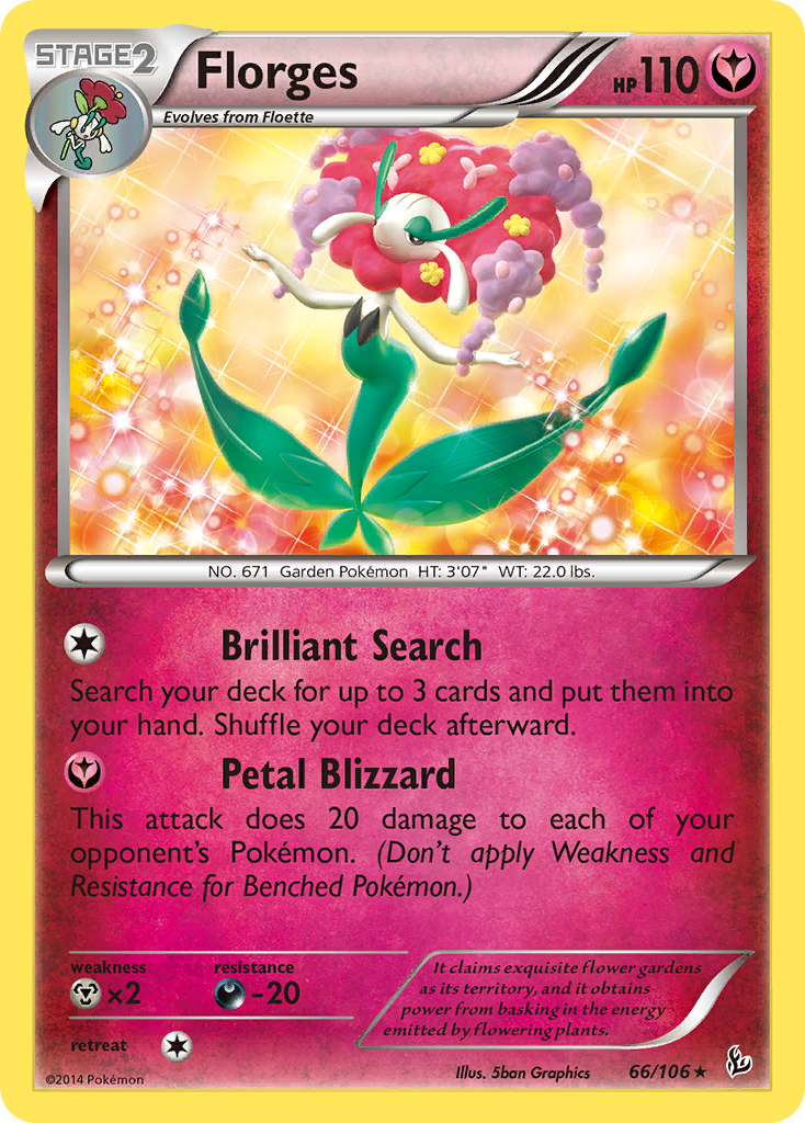 Florges (66/106) [XY: Flashfire] | Game Haven TX