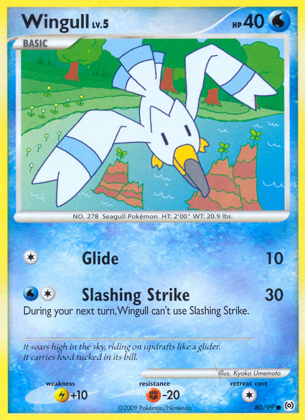 Wingull (80/99) [Platinum: Arceus] | Game Haven TX