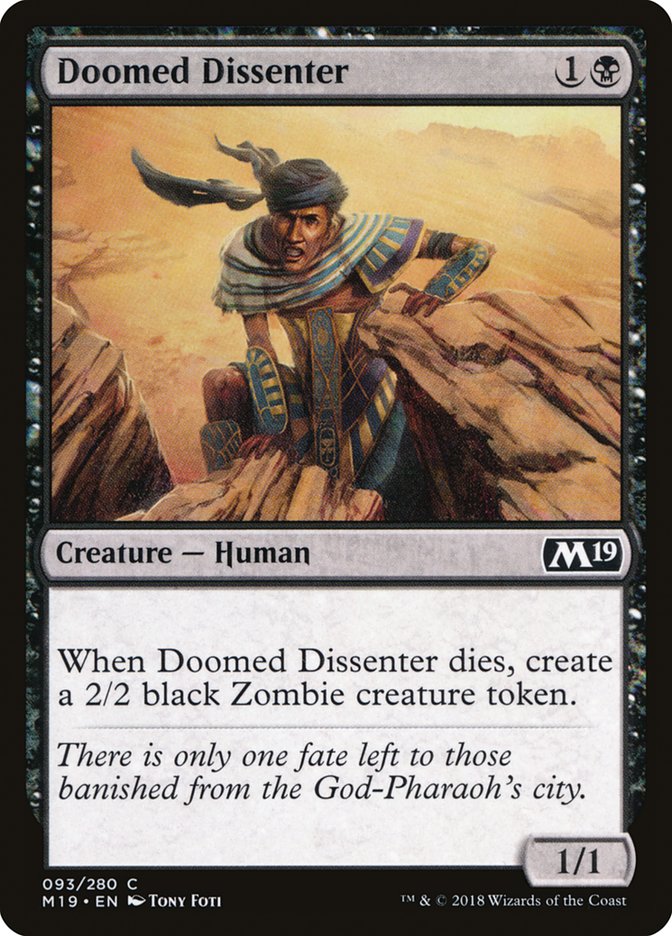 Doomed Dissenter [Core Set 2019] | Game Haven TX
