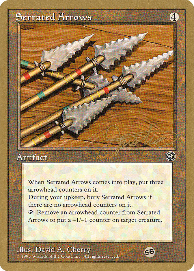 Serrated Arrows (Mark Justice) (SB) [Pro Tour Collector Set] | Game Haven TX
