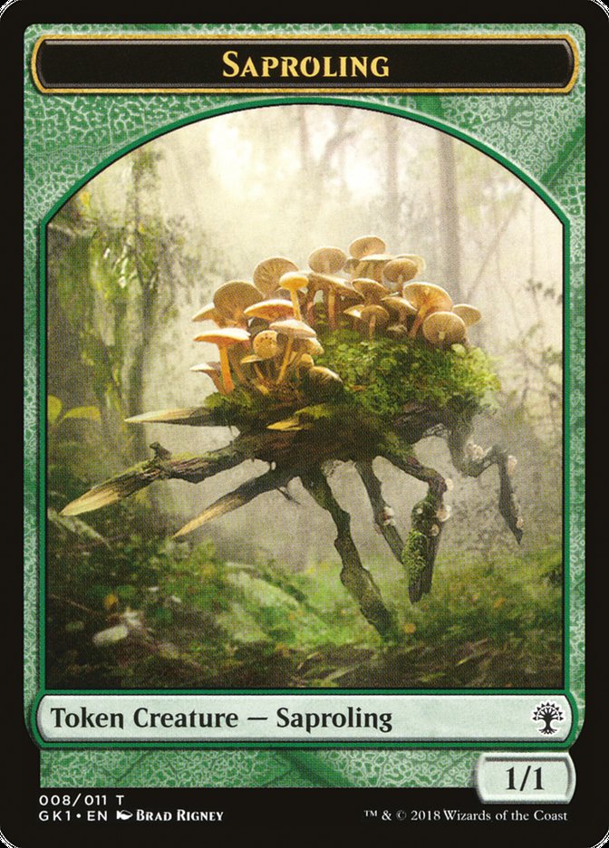 Saproling // Elf Knight [GRN Guild Kit Tokens] | Game Haven TX