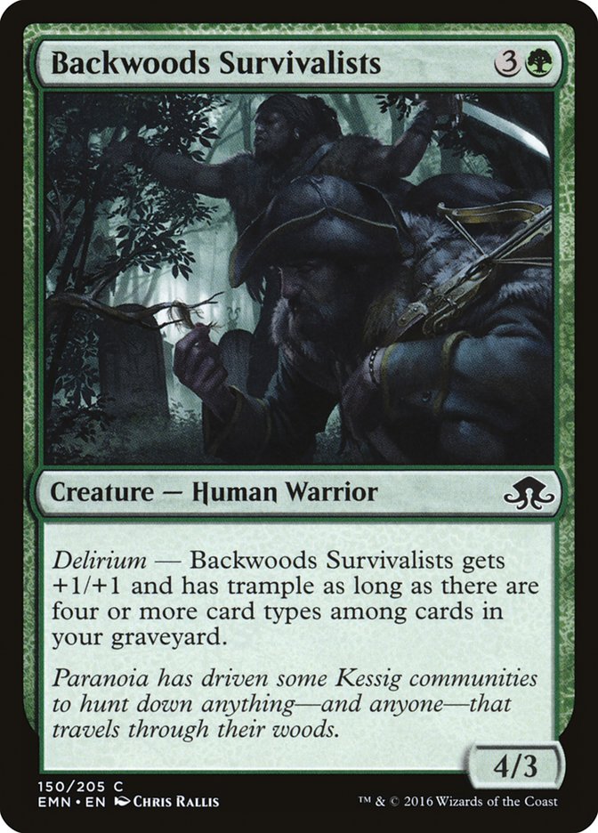 Backwoods Survivalists [Eldritch Moon] | Game Haven TX
