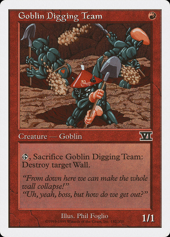 Goblin Digging Team [Classic Sixth Edition] | Game Haven TX
