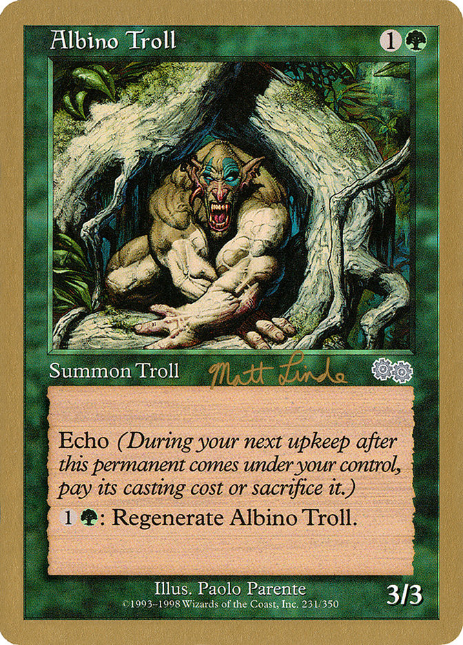 Albino Troll (Matt Linde) [World Championship Decks 1999] | Game Haven TX