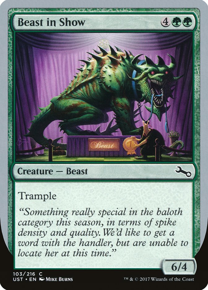 Beast in Show [Unstable] | Game Haven TX