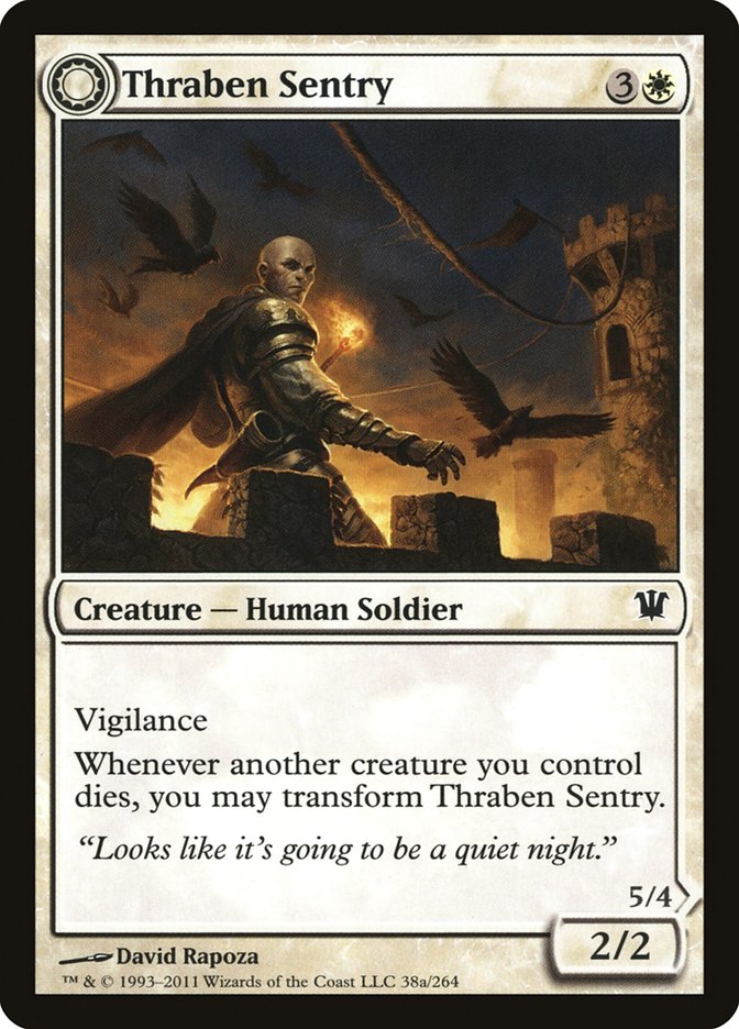 Thraben Sentry // Thraben Militia [Innistrad] | Game Haven TX