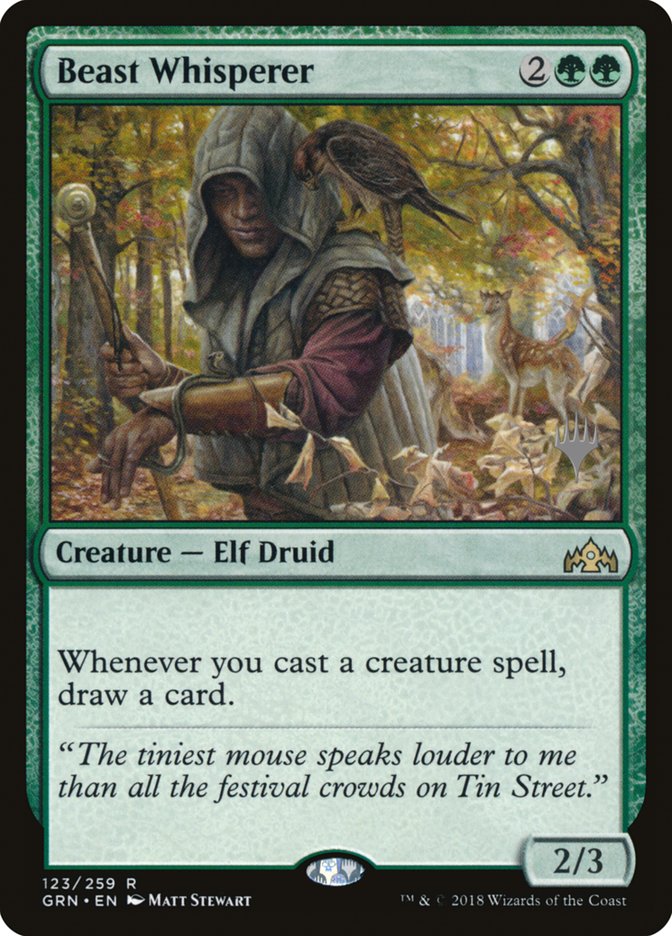 Beast Whisperer [Guilds of Ravnica Promos] | Game Haven TX