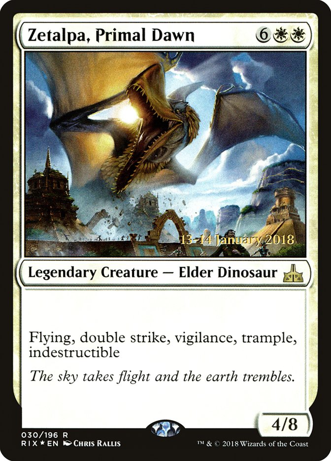 Zetalpa, Primal Dawn [Rivals of Ixalan Promos] | Game Haven TX