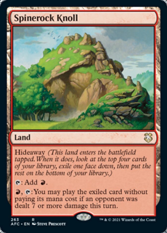 Spinerock Knoll [Dungeons & Dragons: Adventures in the Forgotten Realms Commander] | Game Haven TX