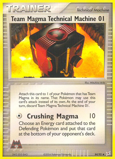 Team Magma Technical Machine 01 (84/95) [EX: Team Magma vs Team Aqua] | Game Haven TX