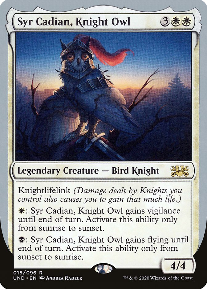 Syr Cadian, Knight Owl [Unsanctioned] | Game Haven TX