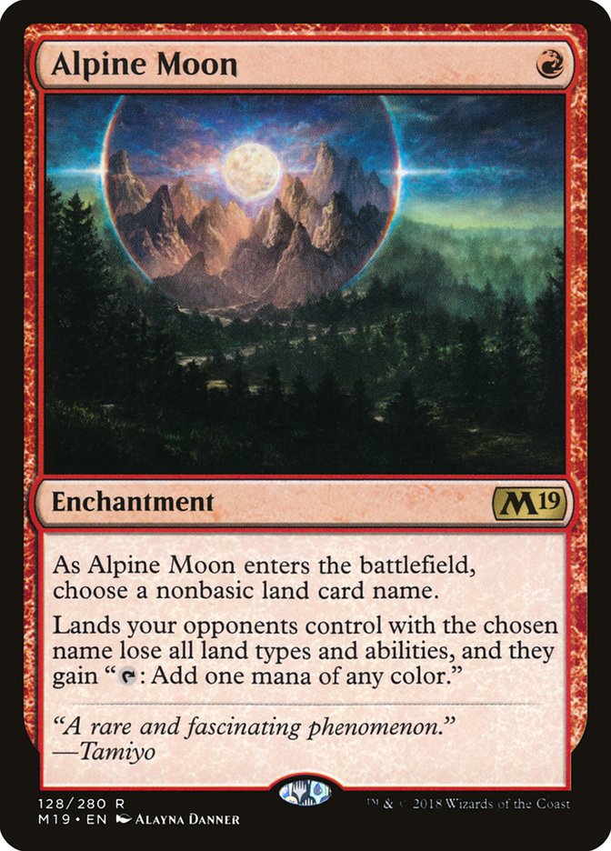 Alpine Moon [Core Set 2019] | Game Haven TX
