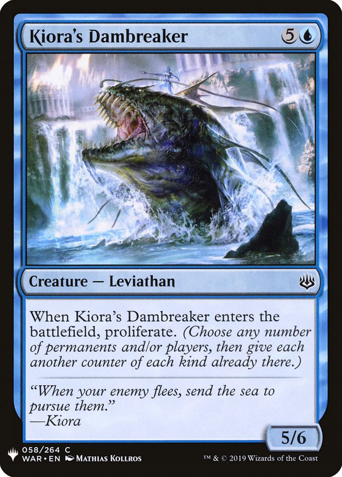 Kiora's Dambreaker [Mystery Booster] | Game Haven TX