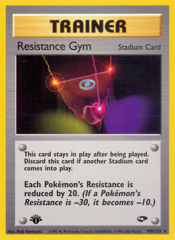 Resistance Gym (109/132) [Gym Challenge 1st Edition] | Game Haven TX