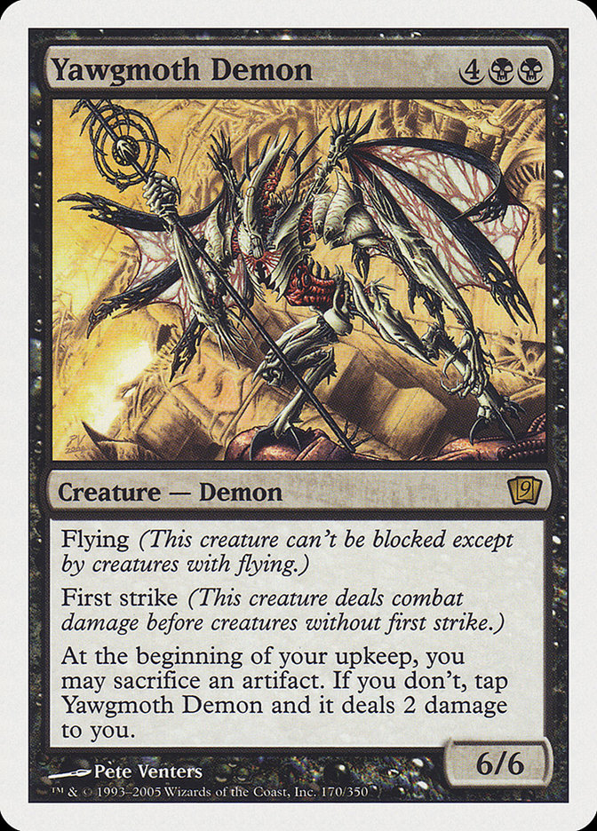 Yawgmoth Demon [Ninth Edition] | Game Haven TX