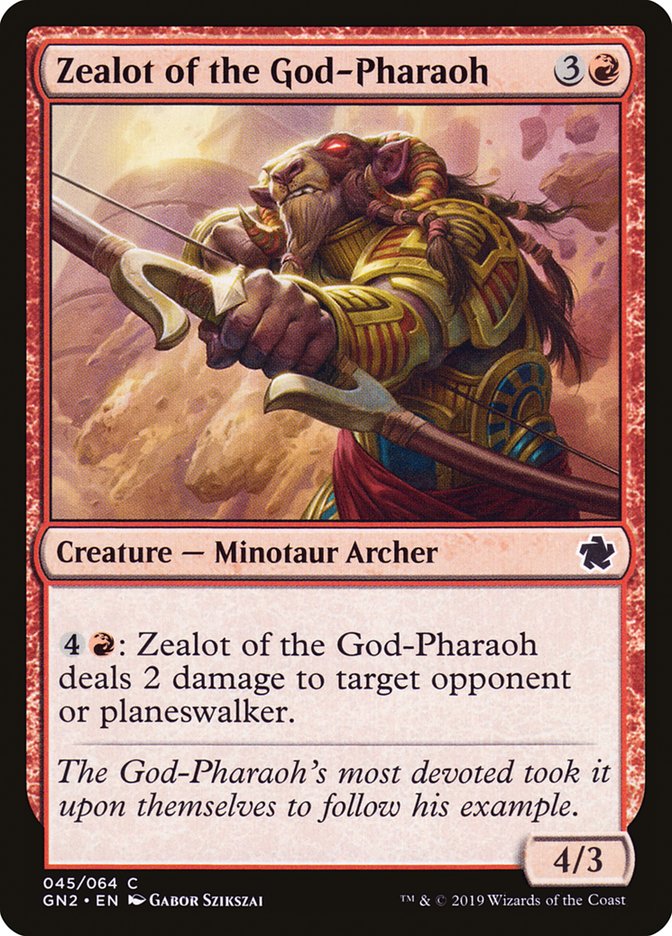 Zealot of the God-Pharaoh [Game Night 2019] | Game Haven TX