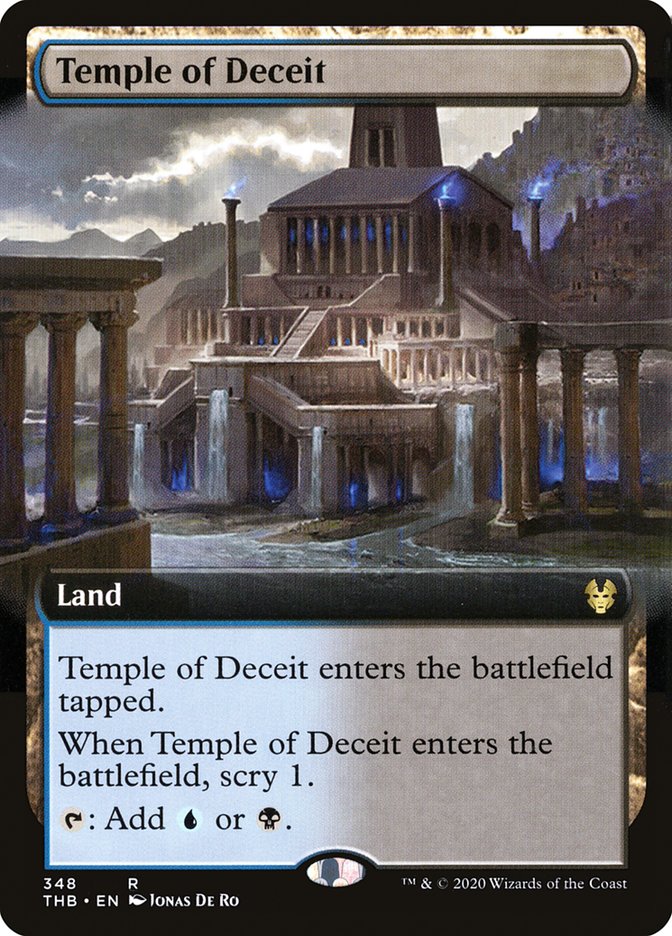Temple of Deceit (Extended Art) [Theros Beyond Death] | Game Haven TX