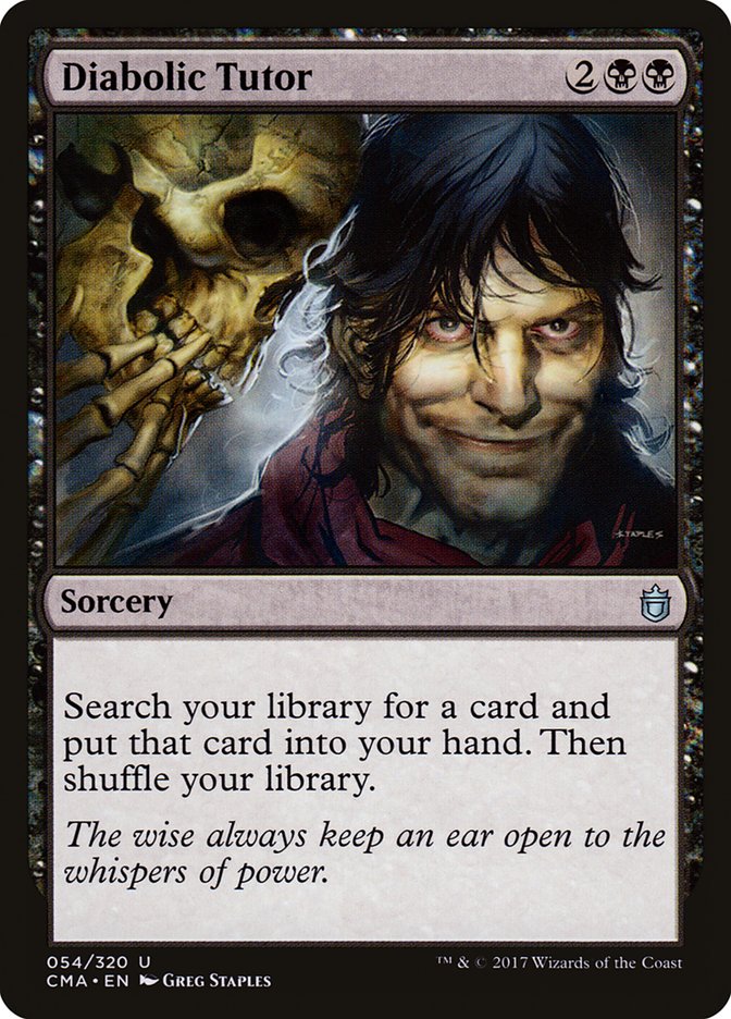 Diabolic Tutor [Commander Anthology] | Game Haven TX