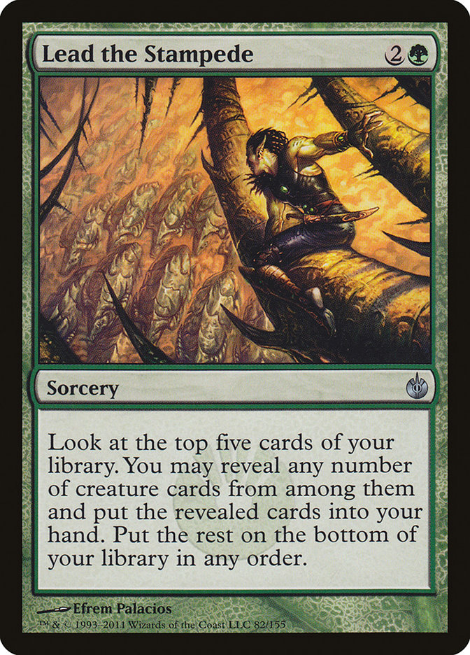 Lead the Stampede [Mirrodin Besieged] | Game Haven TX
