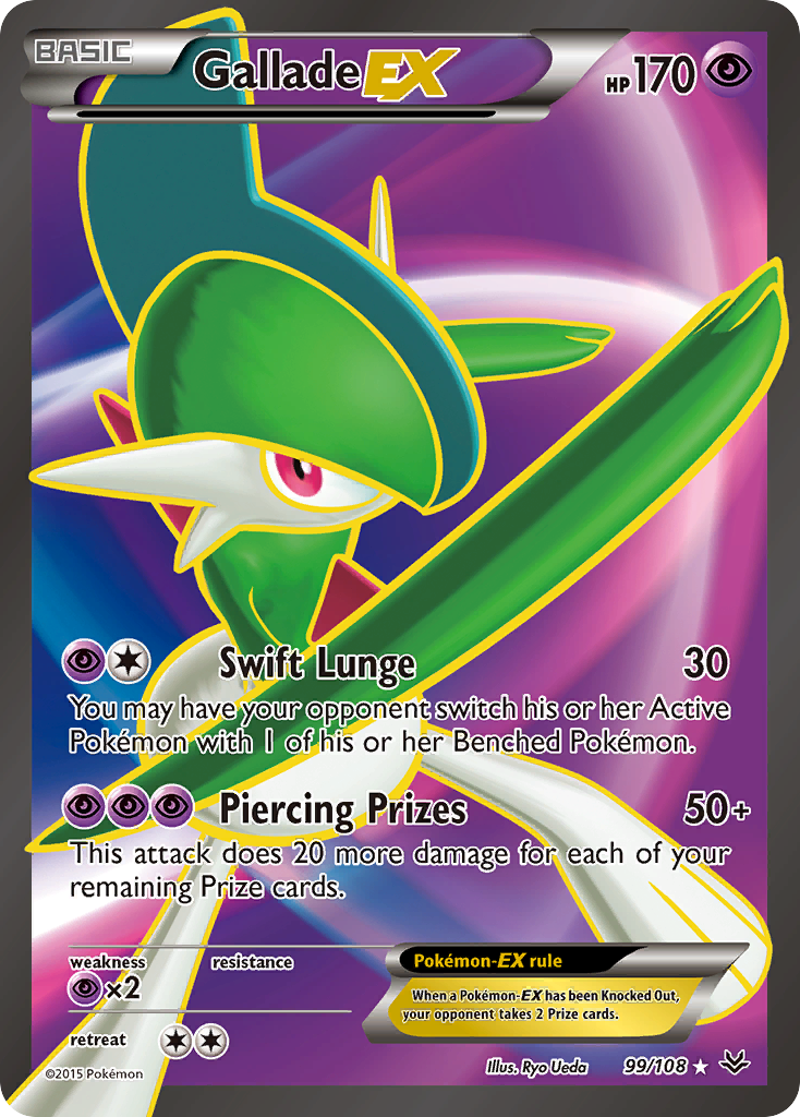 Gallade EX (99/108) [XY: Roaring Skies] | Game Haven TX