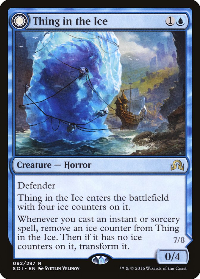 Thing in the Ice // Awoken Horror [Shadows over Innistrad] | Game Haven TX