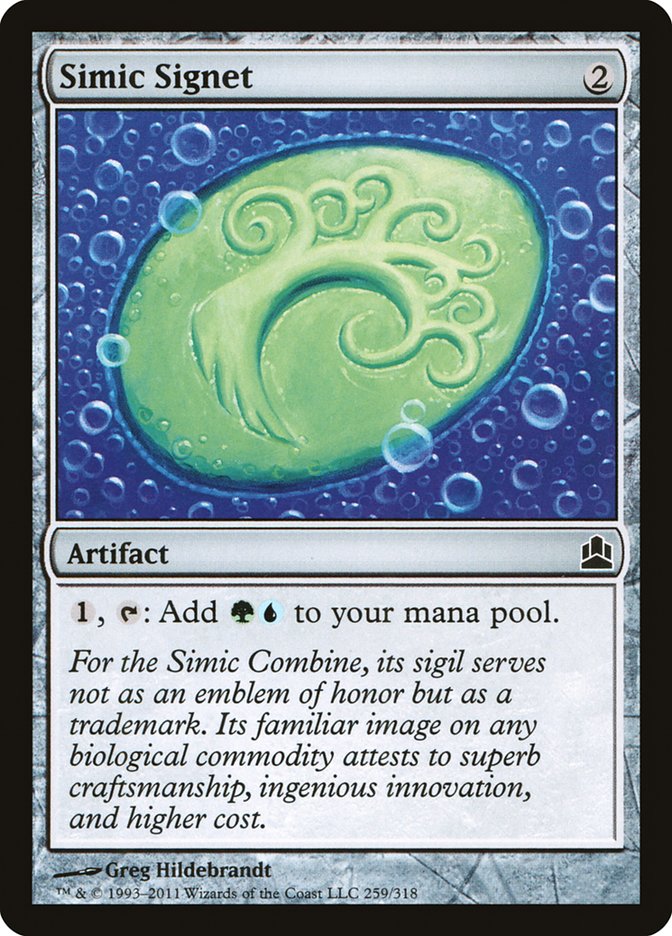 Simic Signet [Commander 2011] | Game Haven TX