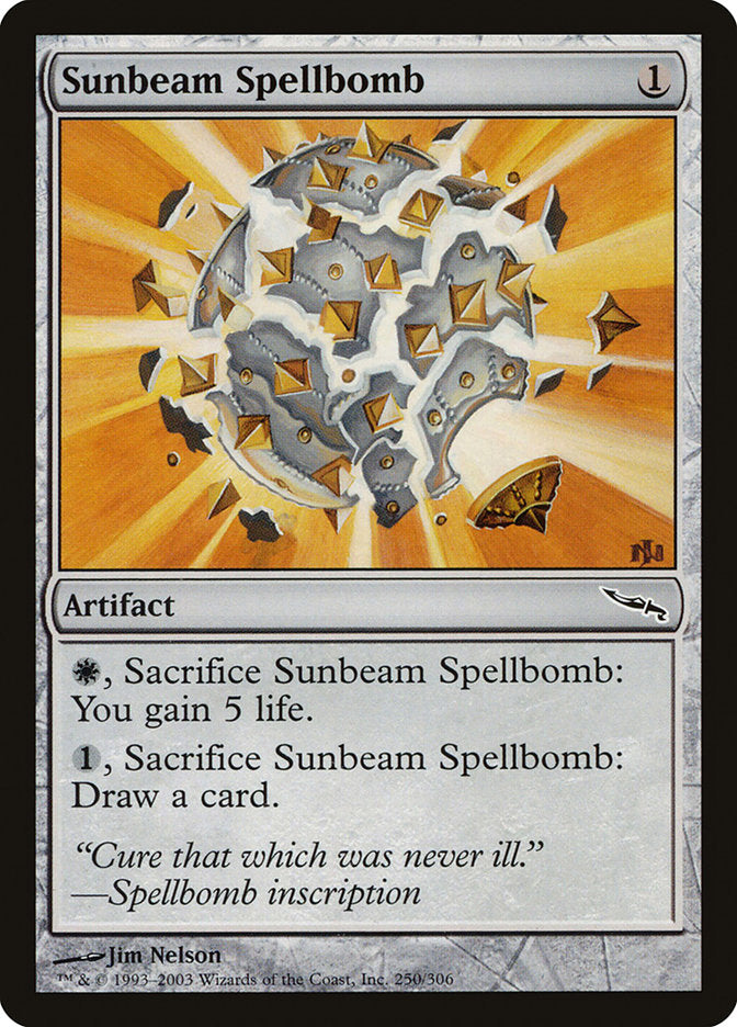 Sunbeam Spellbomb [Mirrodin] | Game Haven TX