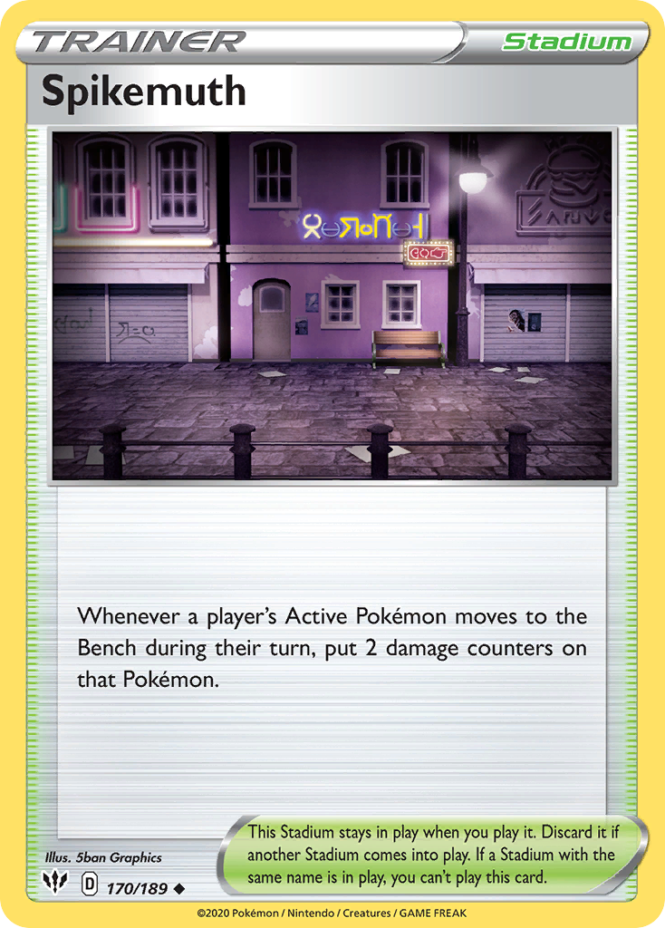 Spikemuth (170/189) [Sword & Shield: Darkness Ablaze] | Game Haven TX