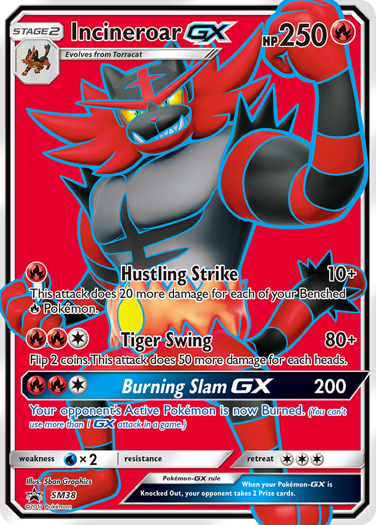 Incineroar GX (SM38) [Sun & Moon: Black Star Promos] | Game Haven TX